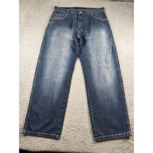 Y2K Southpole Jeans Men's 36x30 Hip Hop Skate Baggy Brown Tab Wide Leg Vintage